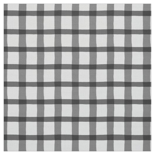 Tissu Le Buffalo Plaid Grise (Échantillon)