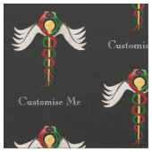 Tissu Le Caduceus (couleur complète) (Fermer)