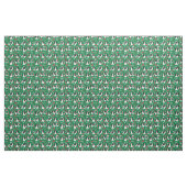 Tissu Le Cavalier roi Charles Espagnol vert de Noël (Yard)