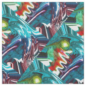 Tissu Le chaos dans la nature (fermé)