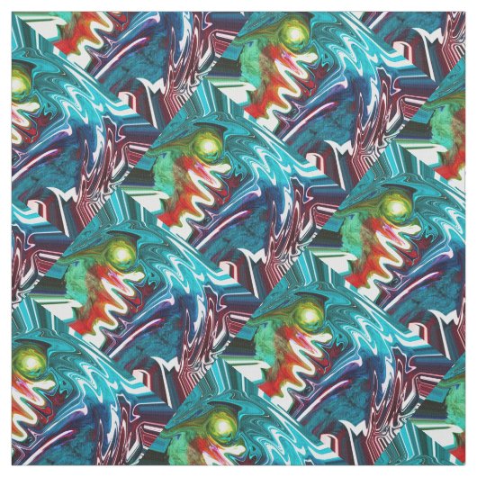 Tissu Le chaos dans la nature (Échantillon)