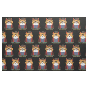 Tissu Le chat de Schrodinger