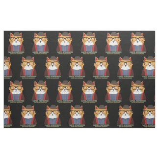 Tissu Le chat de Schrodinger