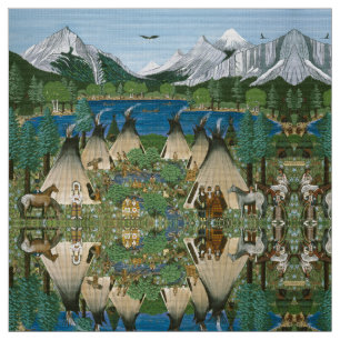 Tissu Le chef Joseph & The Nez Perce