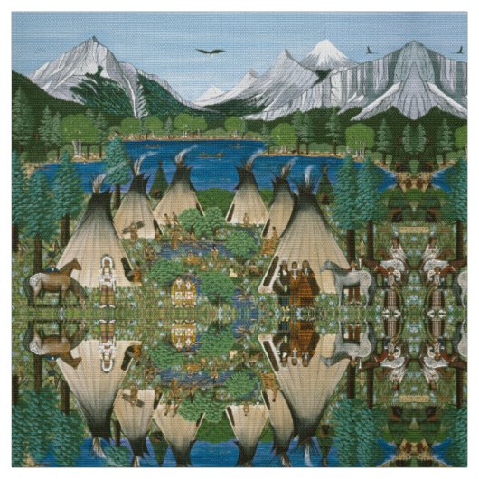 Tissu Le chef Joseph & The Nez Perce (Échantillon)