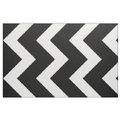 Tissu Le chevron noir et blanc tendance (Fat Quarter)