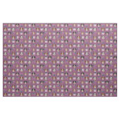 Tissu Le chien australien Shepherd fait face à des fleur (Fat Quarter)