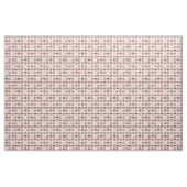Tissu le chien de boxe face aux fleurs rose pastel (Yard)