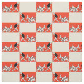 Tissu le chien marcheur (Échantillon)