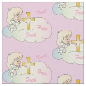 Tissu Le Ciel doux priant La Bébée (Fermer)