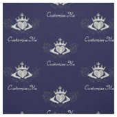 Tissu Le Claddagh (Argent) (Échantillon)
