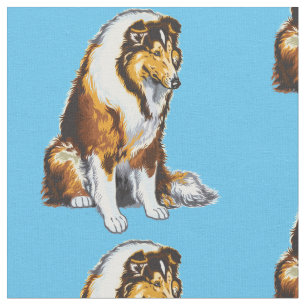 Tissu Le Collie rugueux