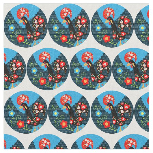 Tissu Le Coq du Portugal (Fermer)