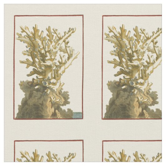 Tissu Le corail de la mer (Fermer)