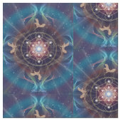 Tissu Le cube de Metatron - Merkabah (Fermer)