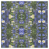 Tissu Le Delphinium bleu dans les jardins (Fermer)