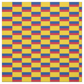 Tissu Le drapeau colombien et la mode branchée (Échantillon)