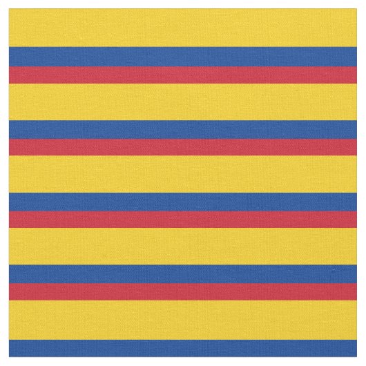 Tissu Le drapeau colombien et la mode branchée (Fermer)