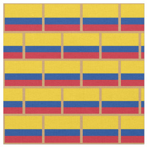 Tissu Le drapeau colombien et la mode colombienne Fabric