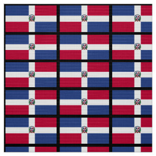 Tissu Le drapeau de la République Dominicaine