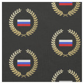Tissu Le drapeau du Russe (Fermer)