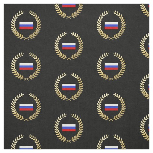 Tissu Le drapeau du Russe (Échantillon)
