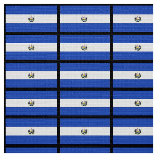 Tissu Le drapeau du Salvador (Échantillon)
