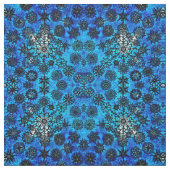 Tissu Le flocon de neige Aqua de Lillian (Échantillon)