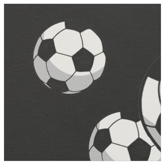 Tissu Le football (Fermer)
