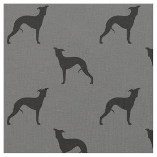 Tissu Le gris de l'amoureux des chiens du motif de