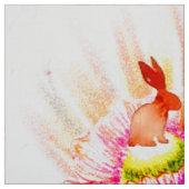 Tissu Le houblon de lapin (Échantillon)