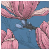 Tissu Le jardin de Magnolia (Échantillon)