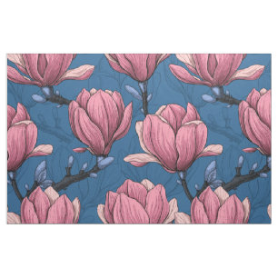 Tissu Le jardin de Magnolia