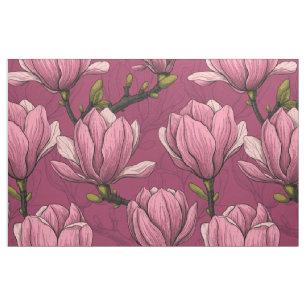 Tissu Le jardin de Magnolia