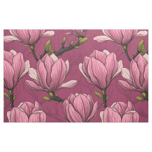 Tissu Le jardin de Magnolia (Fat Quarter)