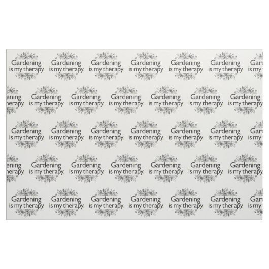 Tissu Le jardinage est ma thérapie (Fat Quarter)