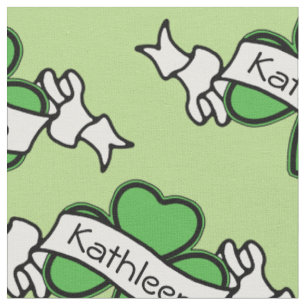 Tissu Le jour de St Patrick personnalisé de shamrock