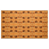Tissu LE LION DU CAP, Jaune orange (Fat Quarter)
