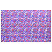 Tissu "Le marbre rouge, blanc et bleu" (Fat Quarter)