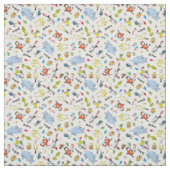 Tissu Le Monde du motif de Dr Seuss (Échantillon)