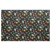 Tissu Le motif de l'espace de garçons tient le premier (Fat Quarter)