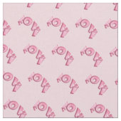 Tissu Le motif de Valentine. Amour (Fermer)
