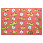 Tissu Le nom Flash et logo d'éclair (Fat Quarter)