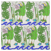 Tissu Le Panama tropical (Échantillon)