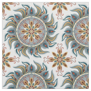 Tissu Le peintre Boho Mandala