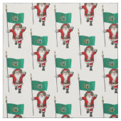 Tissu Le Père Noël Arrive À Washington (Échantillon)