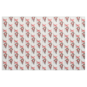 Tissu Le Père Noël Arrive En Alabama