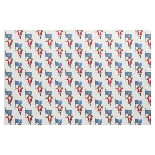 Tissu Le Père Noël Arrive En Oregon (Fat Quarter)