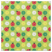 Tissu Le pickball de printemps sur mesure verte (Échantillon)