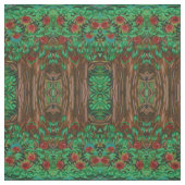 Tissu Le pommier en techniques mixtes (Échantillon)